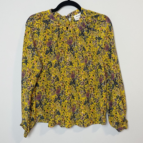 Madewell x Karen Walker Silk Print Gennaker Top - Picture 7 of 15